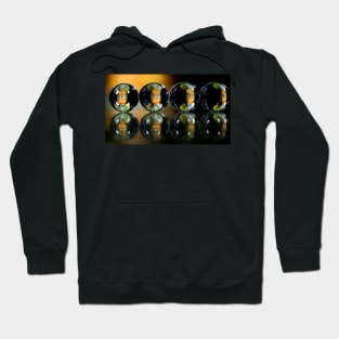 Abstract balls with refraction. Hoodie